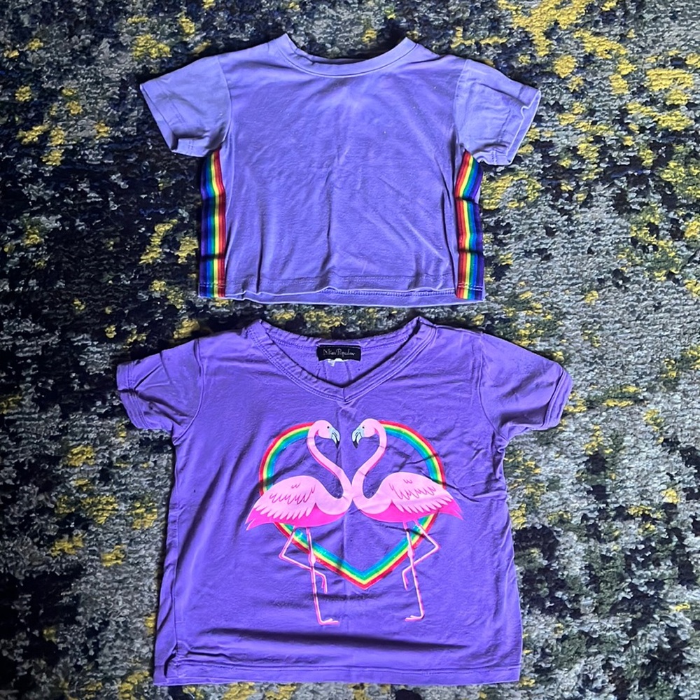 Denny’s x Lester’s Miss Popular & Erge Designs Purple Rainbow Tee Shirts